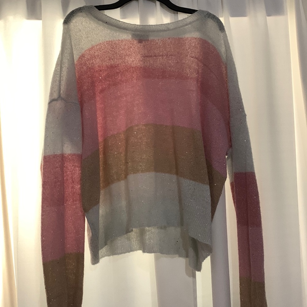 Multicolored Glitter Sweater